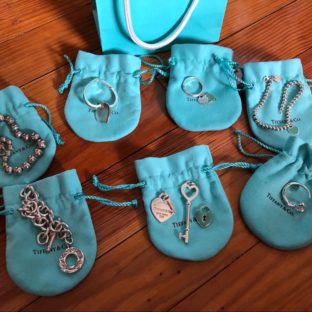 Collection of Tiffany Jewelry 9 Pieces